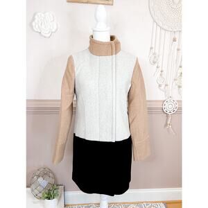 J Crew Colorblock City Coat